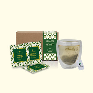 
                  
                    Load image into Gallery viewer, Lemon Honey Green Tea - 50 Enveloped Tea Bags
                  
                