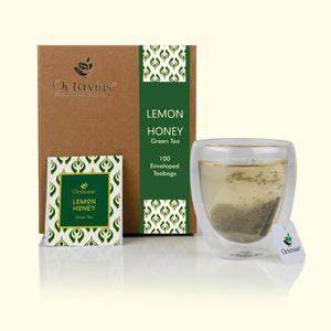 
                  
                    Load image into Gallery viewer, Lemon Honey Green Tea - 100 Enveloped Teabags
                  
                