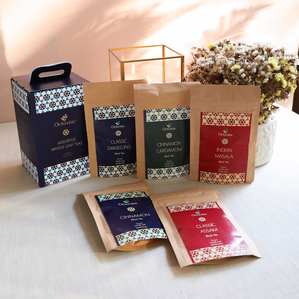 Mini Tea Box- Assorted Black Tea Infusions + Infuser