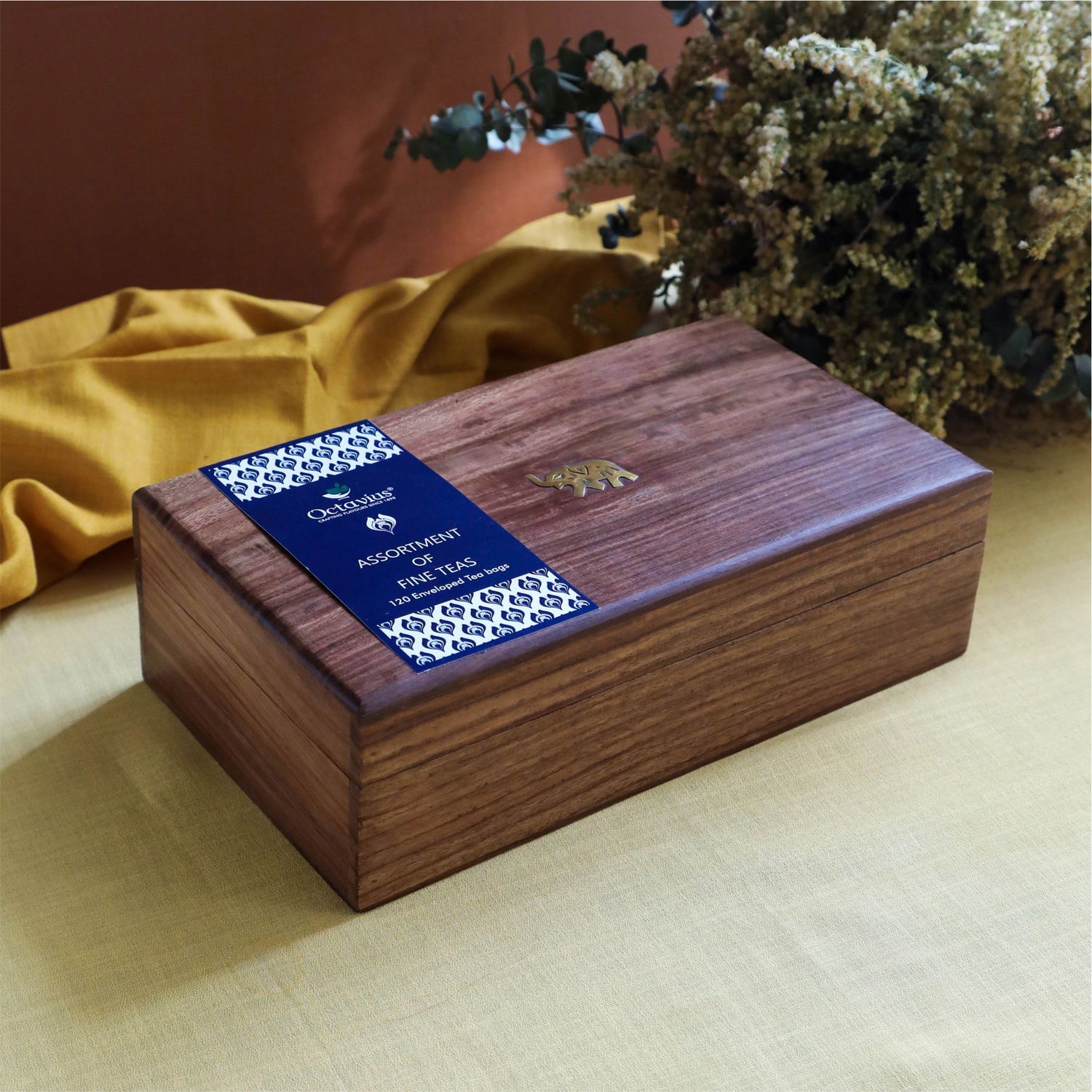 120 Teabags In Sheesham Wood Box