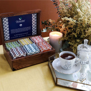 
                  
                    Load image into Gallery viewer, Assortment of Fine Teas- 90 Teabags in Sheesham Wood Box
                  
                