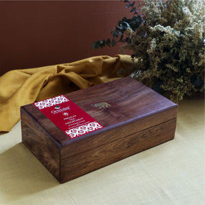 
                  
                    Load image into Gallery viewer, Assortment of Fine Teas - 60 Teabags &amp;amp; 30 Tea Premix in Sheesham Wood Box
                  
                