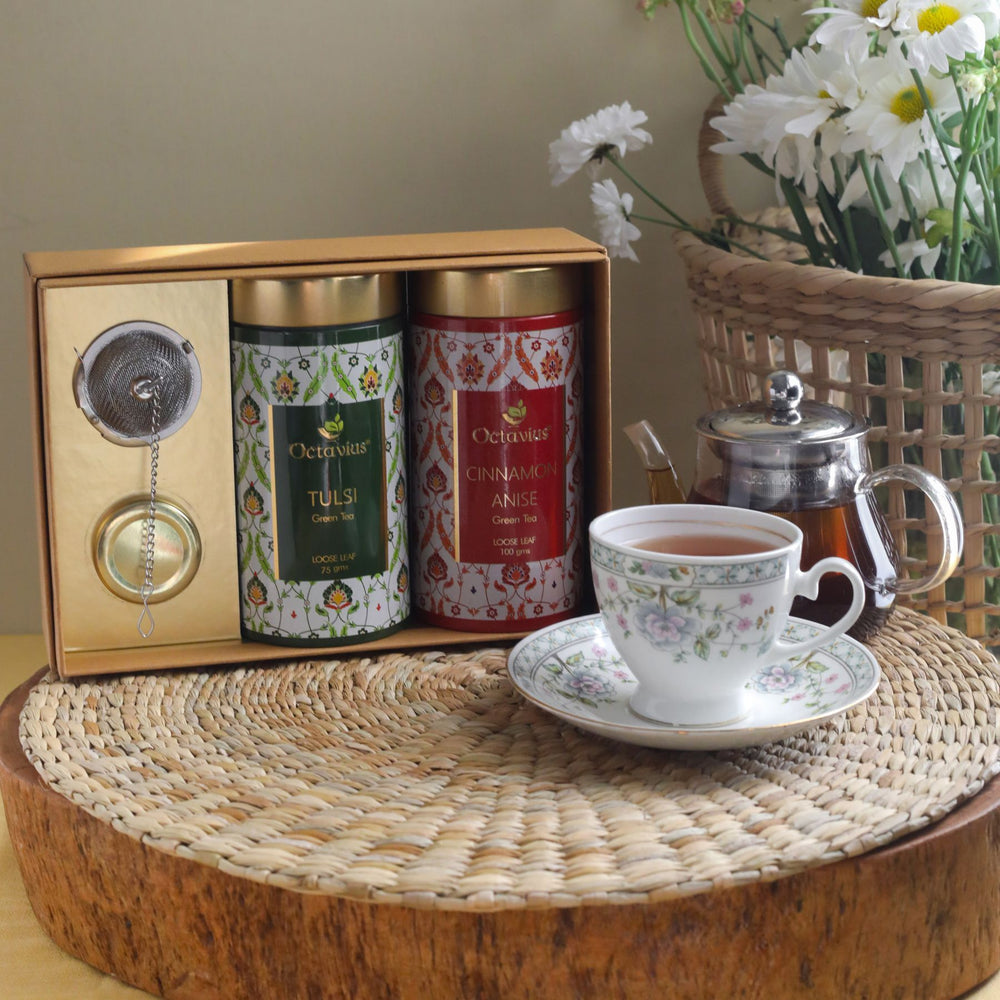 Tea Essentials-Immuni-Teas (Tulsi & Cinnamon Anise Green Tea)