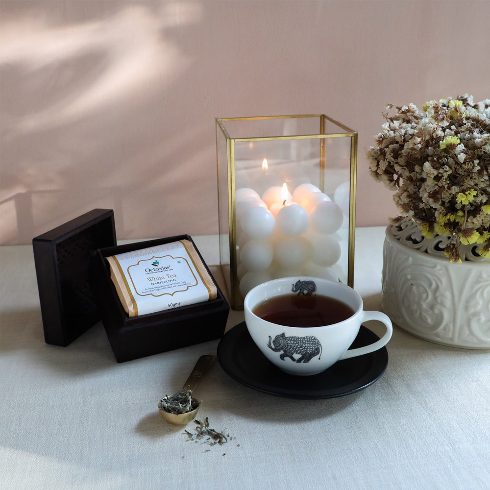 Darjeeling White Tea in Handcrafted Wooden Box