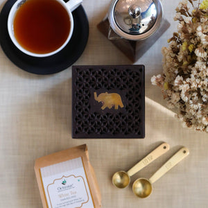 
                  
                    Load image into Gallery viewer, Darjeeling White Tea in Handcrafted Wooden Box
                  
                