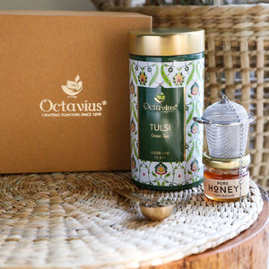 
                  
                    Load image into Gallery viewer, Tea Essentials - One Green Tea Of  Your Choice, An Infuser &amp;amp; Honey
                  
                