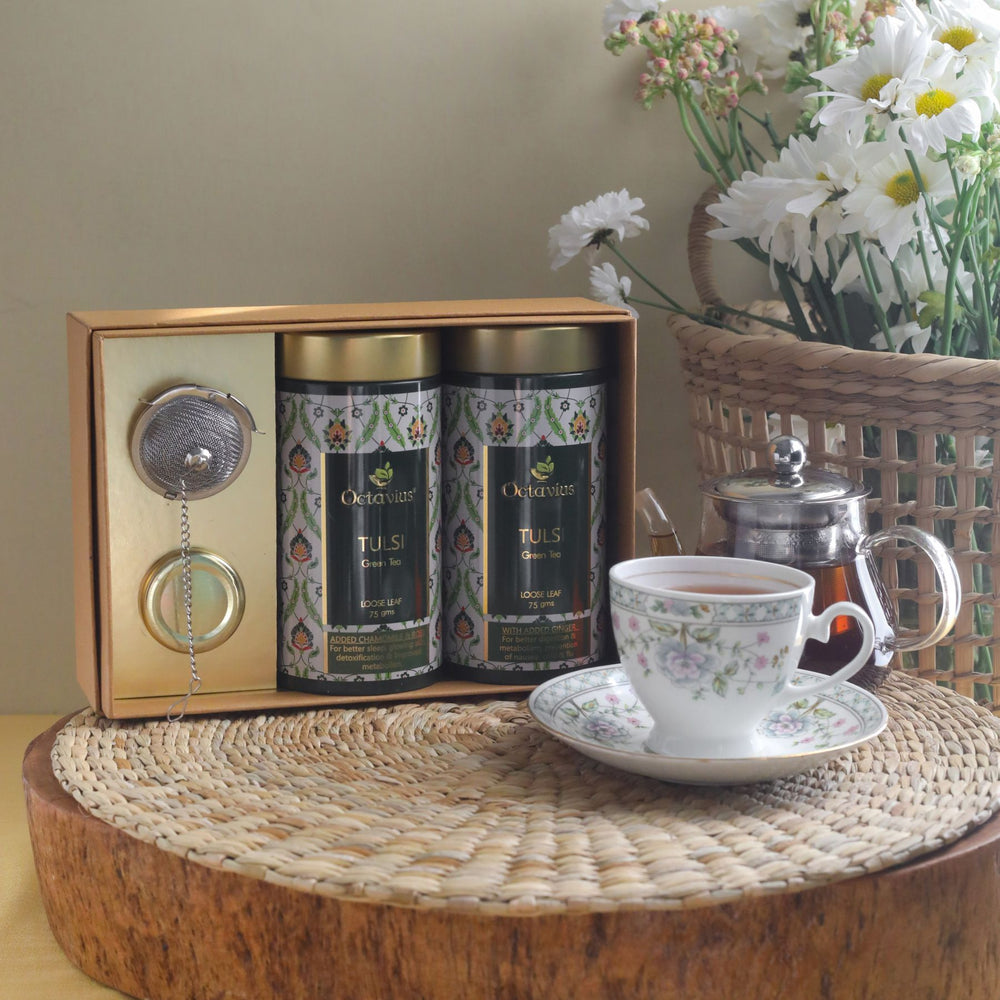Tea Essentials- Truly Tulsi (2 Tulsi Green Tea Blends)