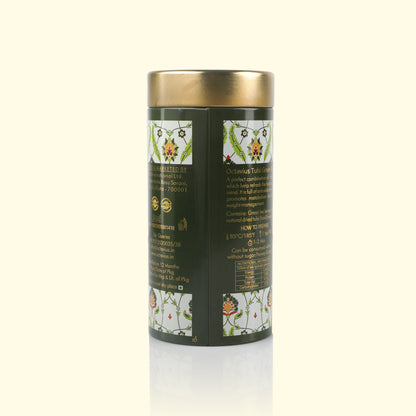 Tulsi Sweet Rose Green Tea Loose Leaf- 75 Gms Tin Can